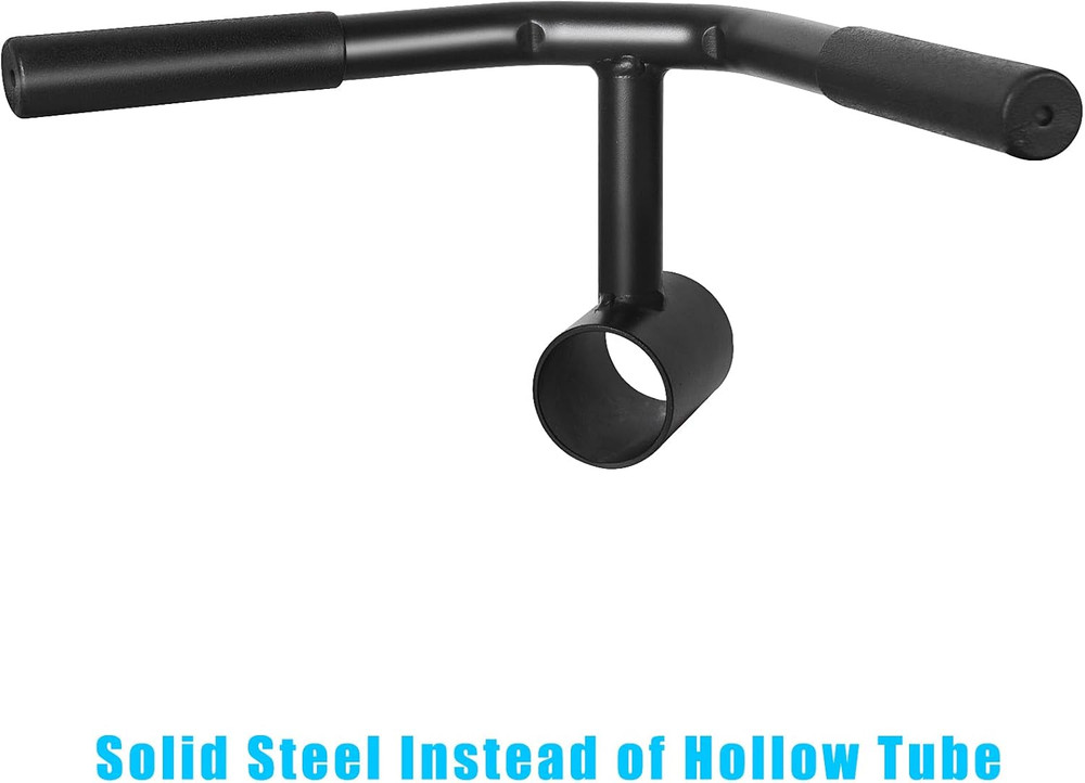 Solid T-Bar Row Handle Attachment, 2" Olympic Barbell Landmine Row Handle for Ho