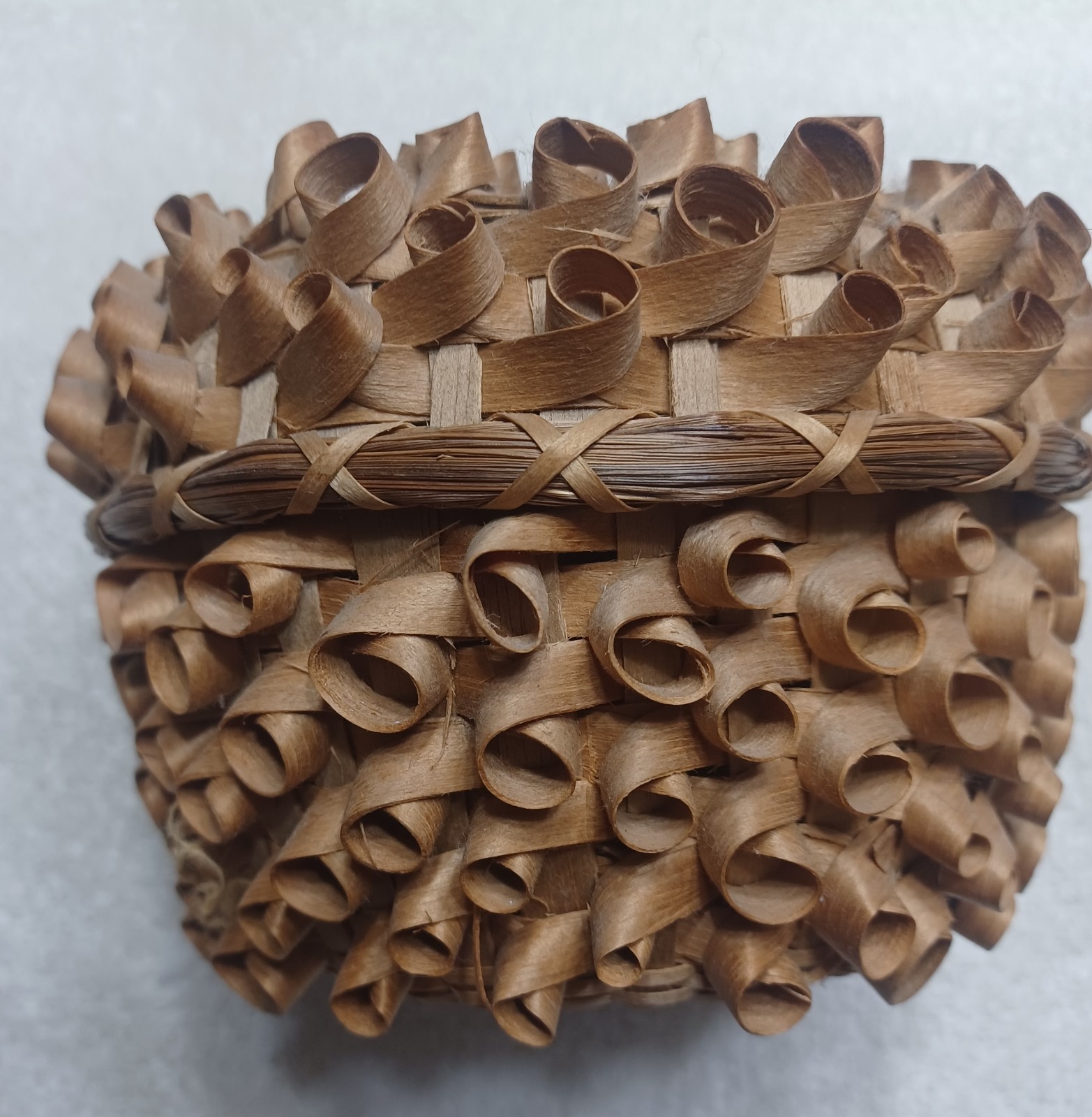 Indian, small basket by the Winnebago Indians