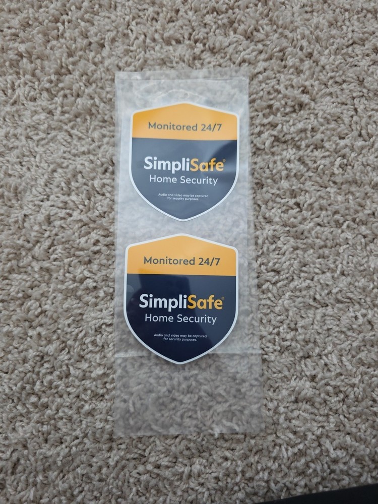 SimpliSafe Window Stickers