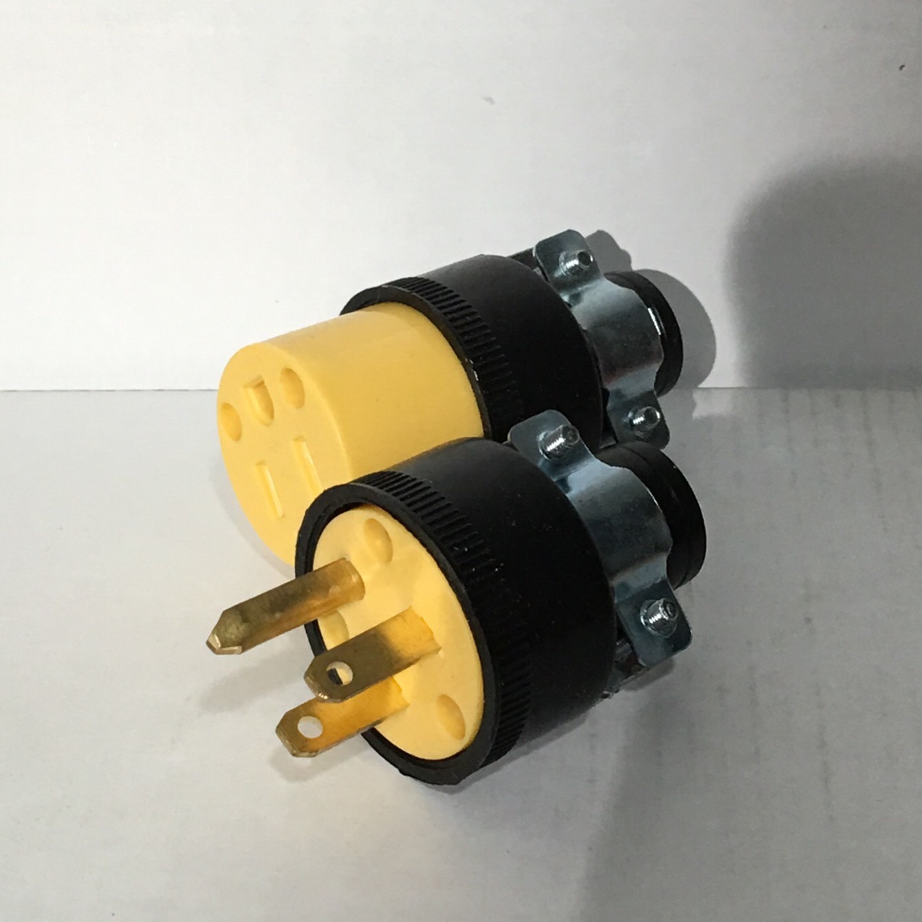 12 Set (24pcs) Of Male & Female Heavy Duty 3 Wire Replacement Electrical Plugs