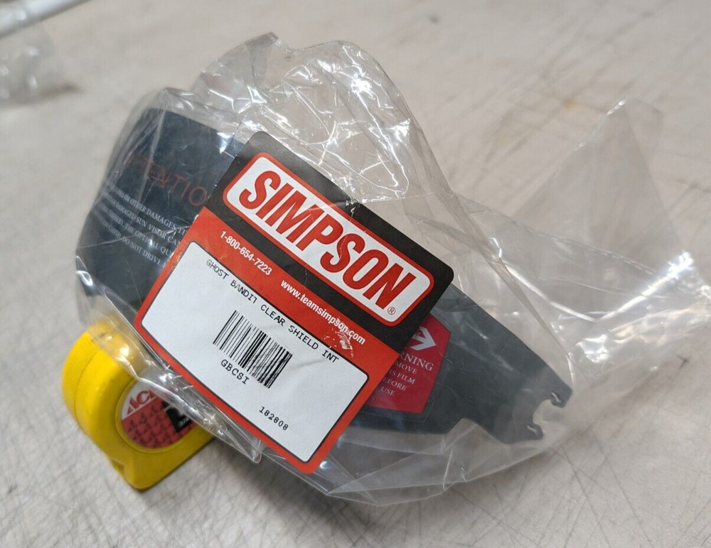 Simpson Motorcycle GBDSSI Internal Shield - GhostBandit;New,Open/Wrong packaging
