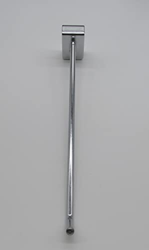 H9 9" Display Hooks for Rectangular Tubing, Chrome