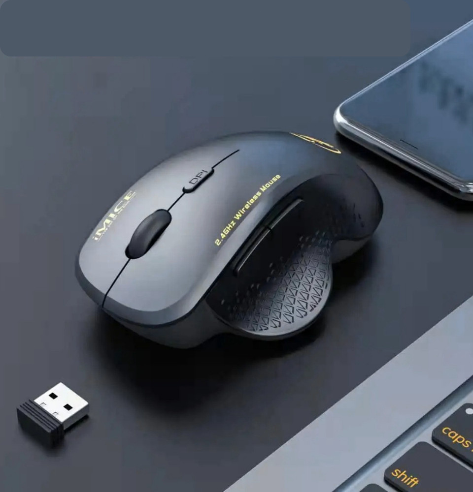 2.4GHz Wireless Optical Mouse Computer Mice 6 Buttons & USB Receiver for Laptop