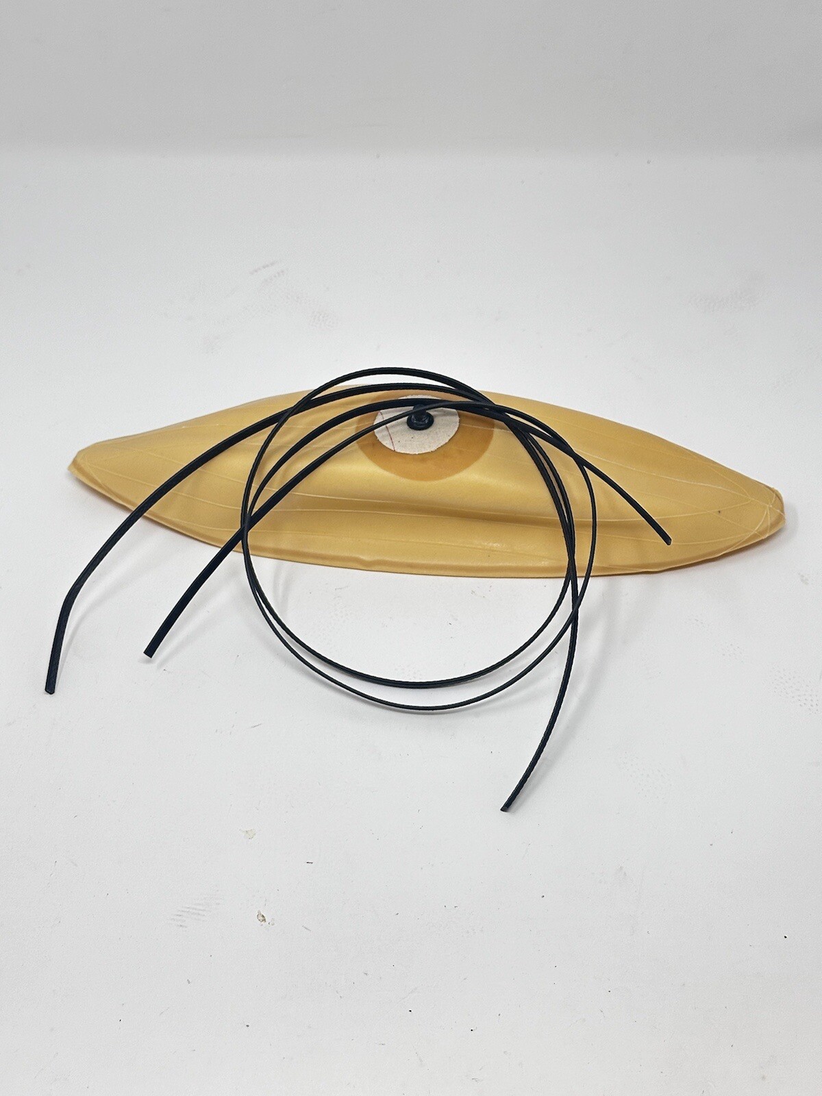 FULL-SIZE Latex Football Bladder + BLACK Tacky Diamond Pattern Lace + Lace Tool