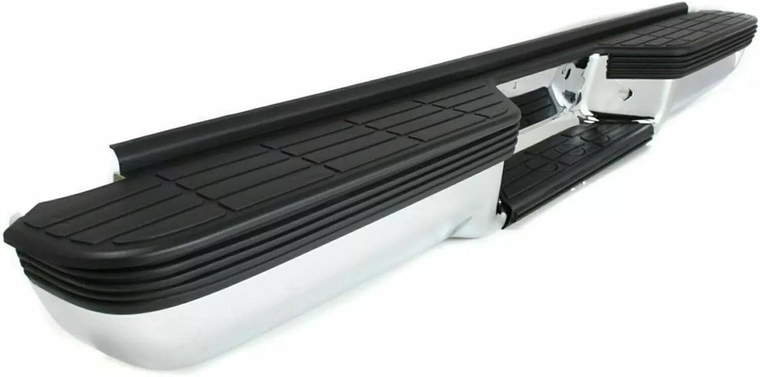 Rear Bumper For 1988-2000 Chevy Silverado GMC Sierra C/K 1500 2500 Chrome Steel