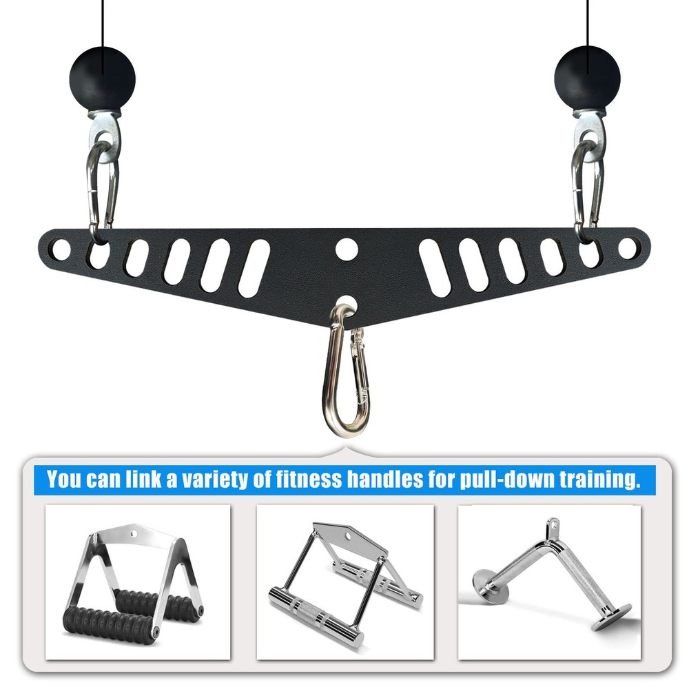 LAT Pull Down Bar for Home Gym LAT Pulldown Attachments for Pulley System Cable