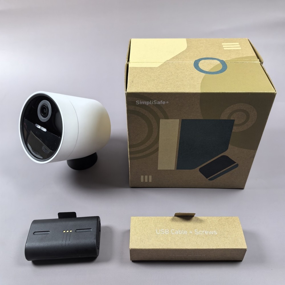 SimpliSafe Wireless Outdoor Security Camera 1080p Motion CMOB1 2-Way Audio