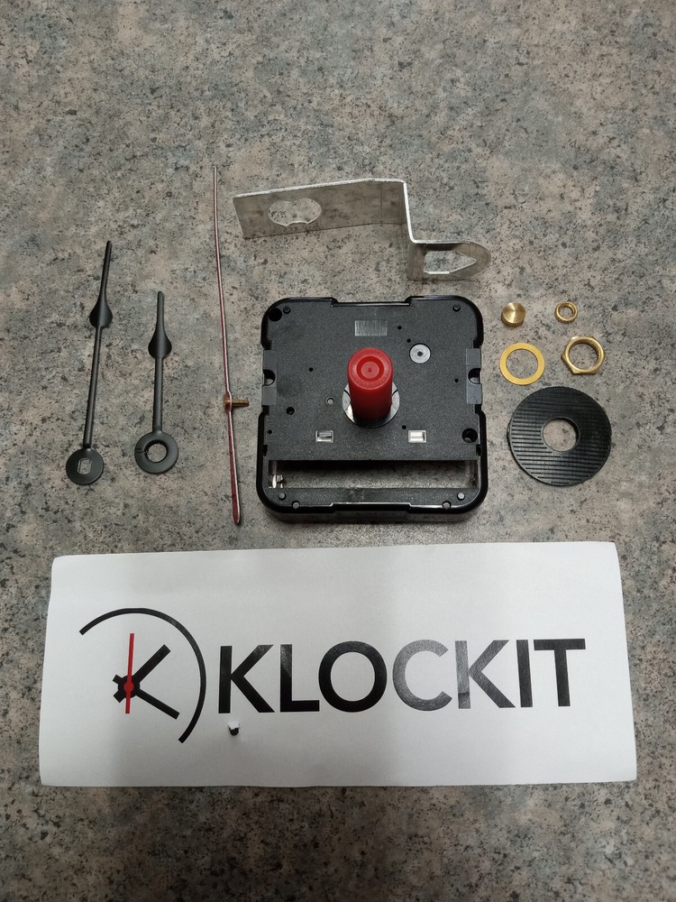 2x Clock Kit - Quartz Clock Movement Replacement Hobby Battery Hand Clock