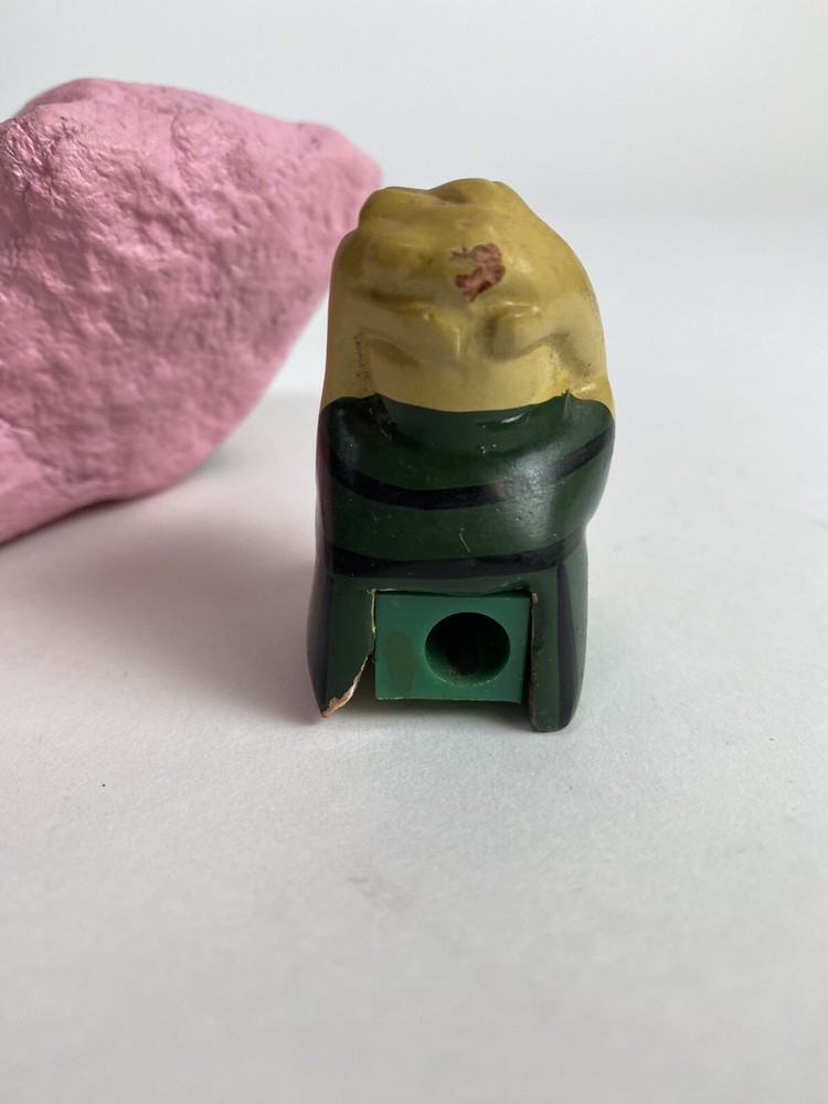 Vintage Chalkware Monkey Pencil Sharpener
