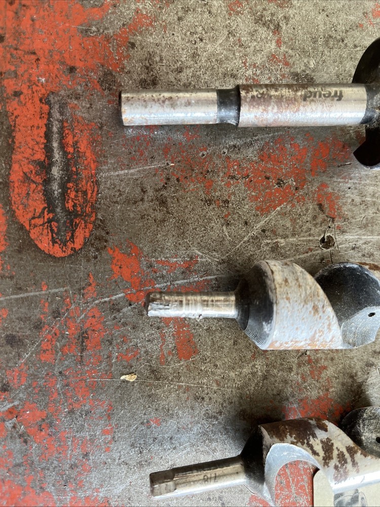 Various boring wood, bits, flapper, bits, Corbetts, electrical and plumbing