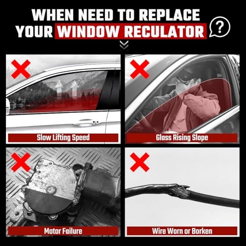 Driver Side Power Window Regulator with Motor Compatible Front Left 741-644