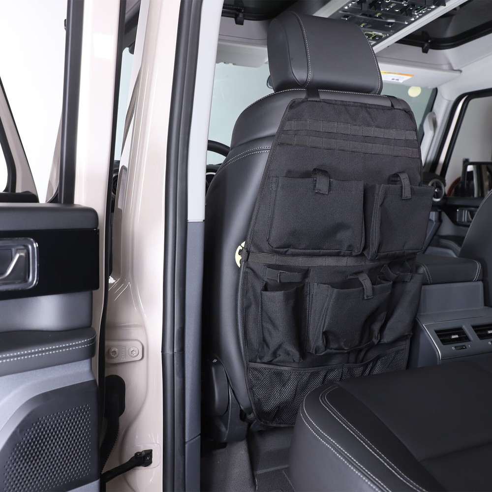 Multi Pocket Front Seat Back Storage Bag For Ineos Grenadier
