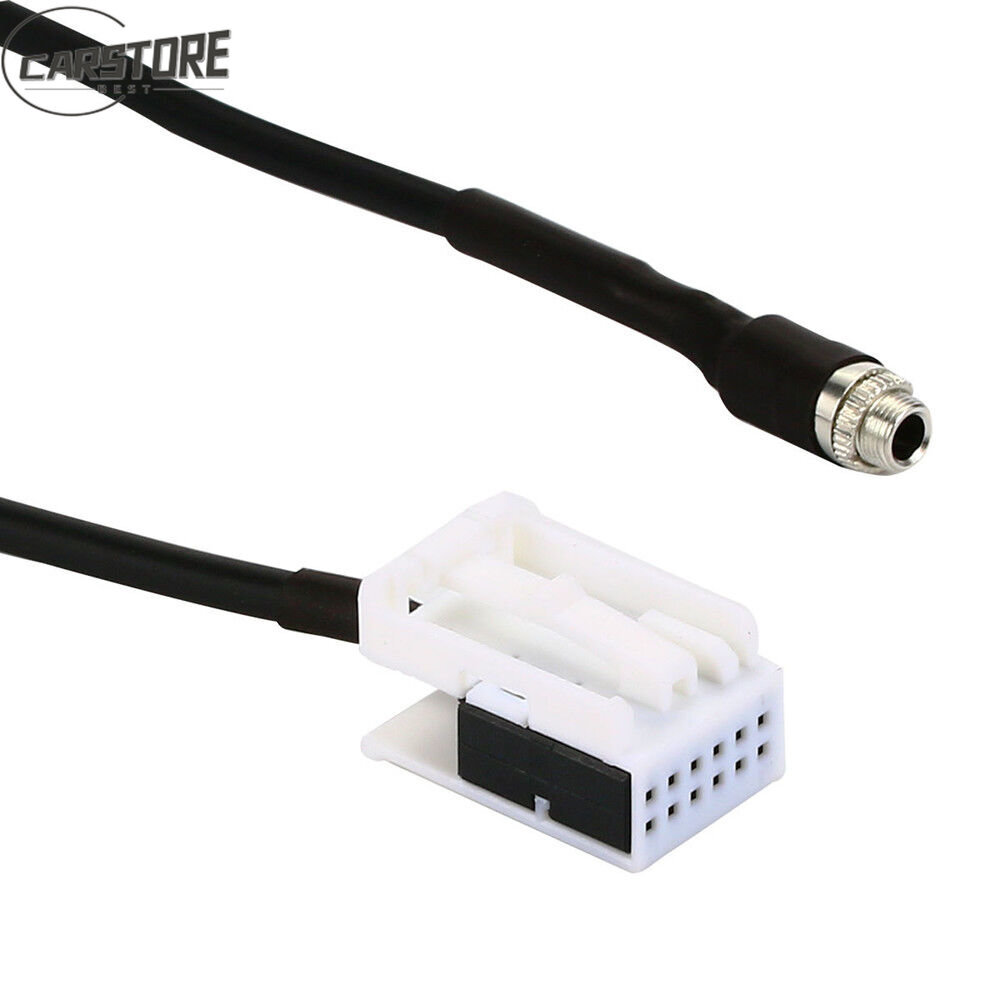 Hot AUX Audio Input Female Adapter Cable for BMW E63 E64 E60 E61
