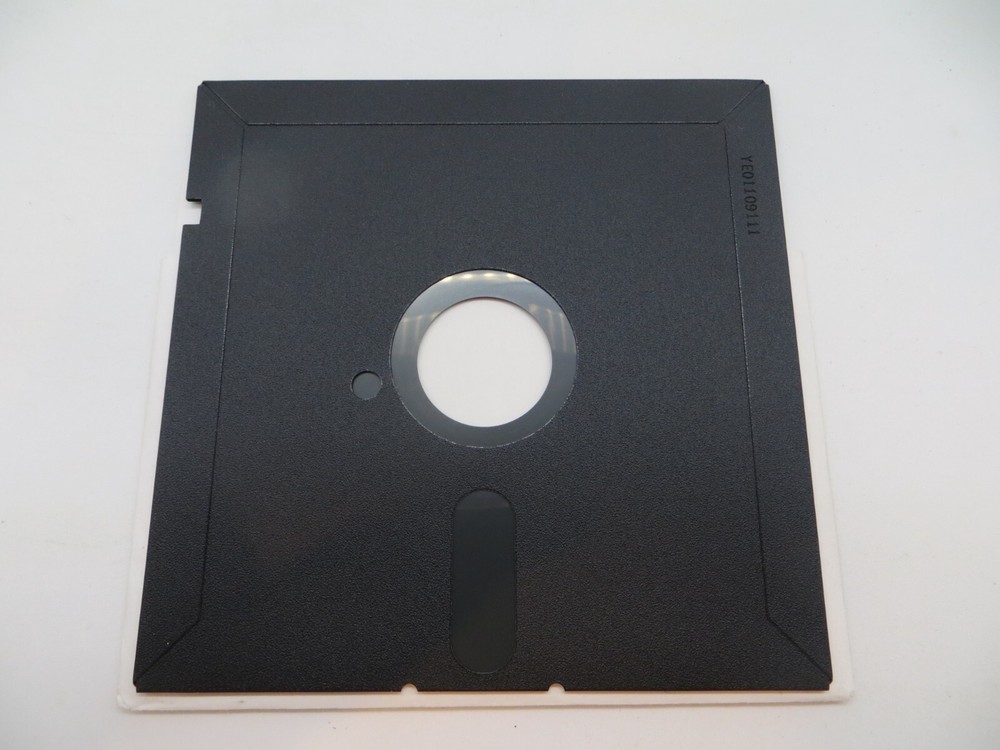 5.25" Floppy Disk ACTAEON V 2.04 Jon Clempner vintage computer program disc