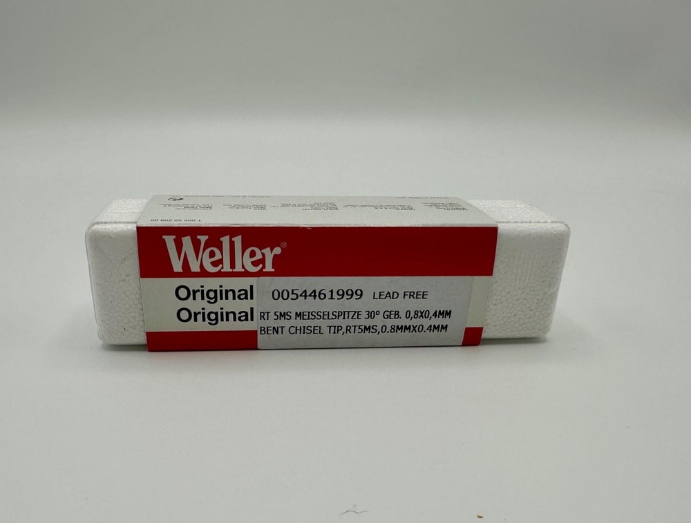 Weller RT5MS, 30-Degree Bent Chisel Soldering Tip