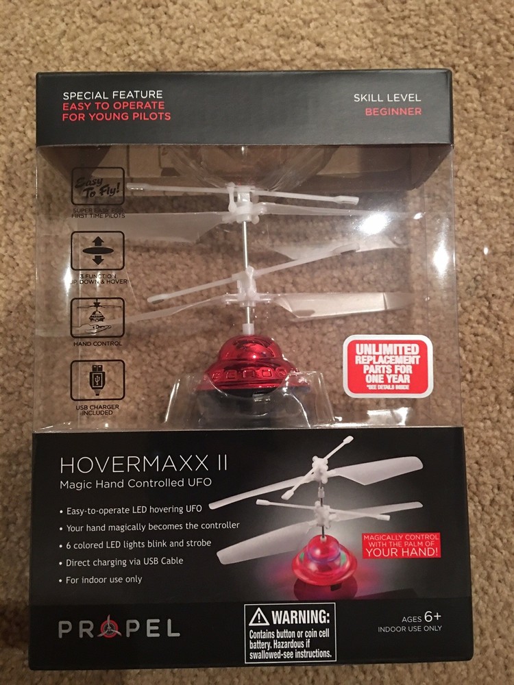 Propel Rc Hovermaxx 2.0 Ufo, LED Remote Control UFO Hovermaxx Hovers 30ft High