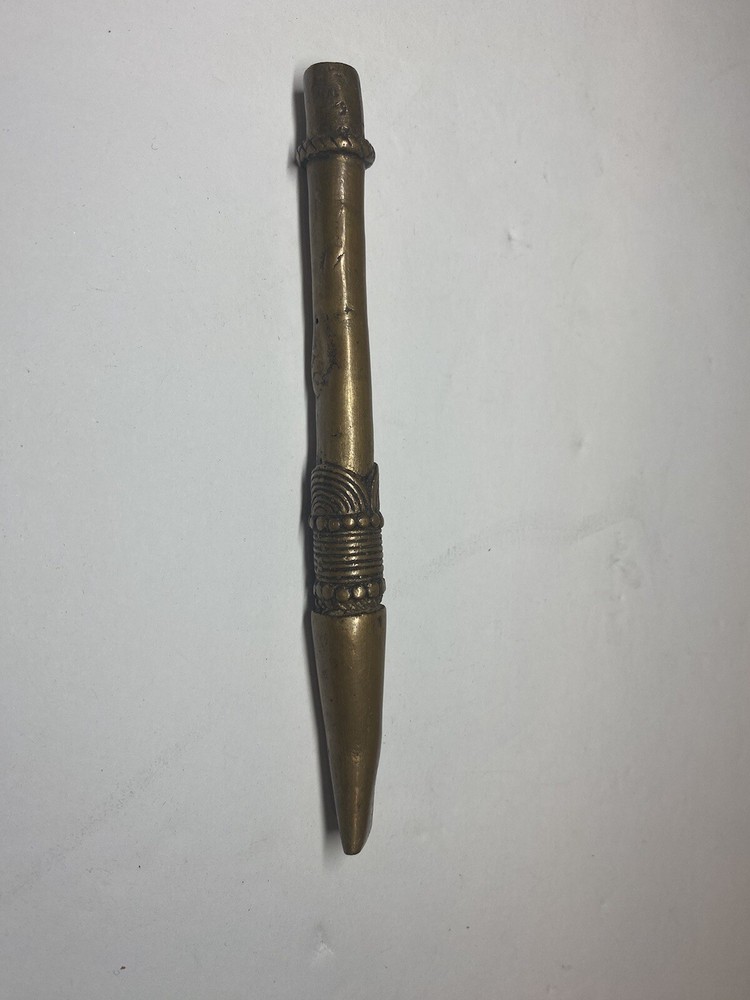 Vintage Brass Hand Crafted Cheroot Cigarette Holder