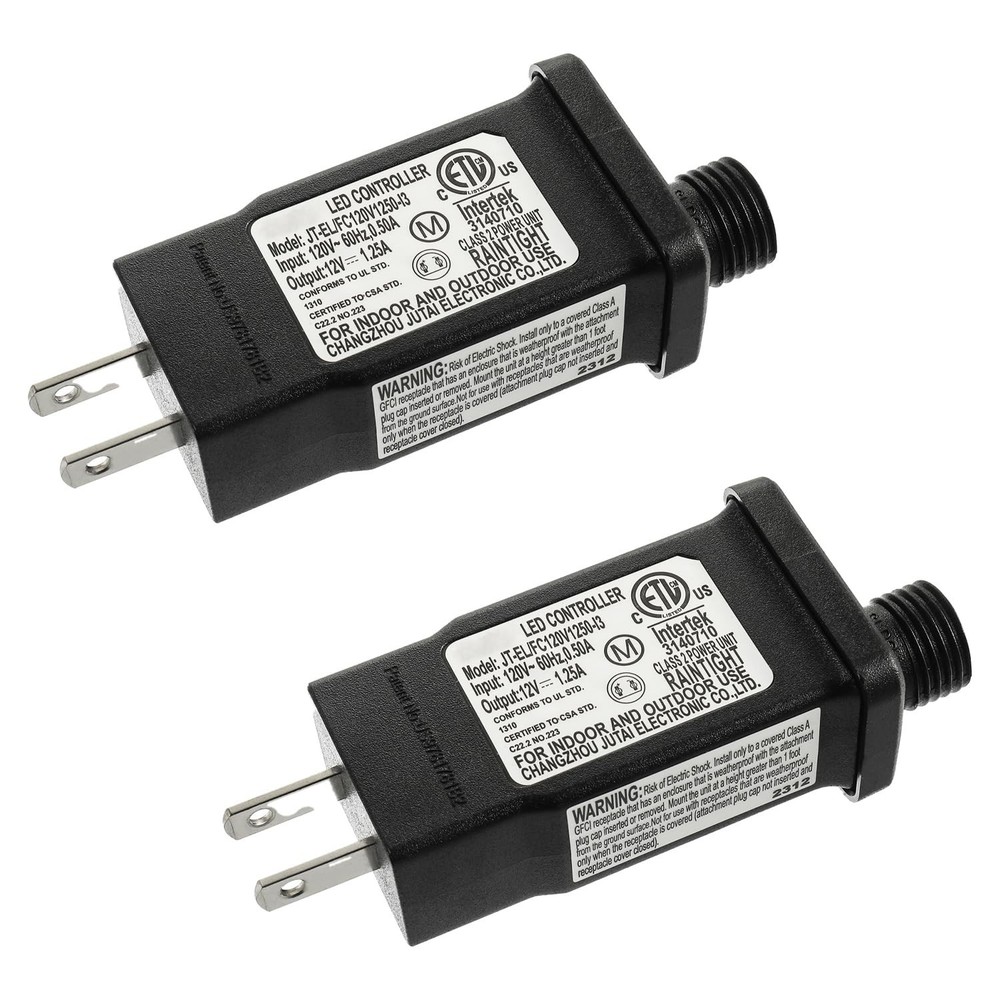 24V 6W LED Transformer Replacement Class 2 Power LED Controller with 8 Modes ...