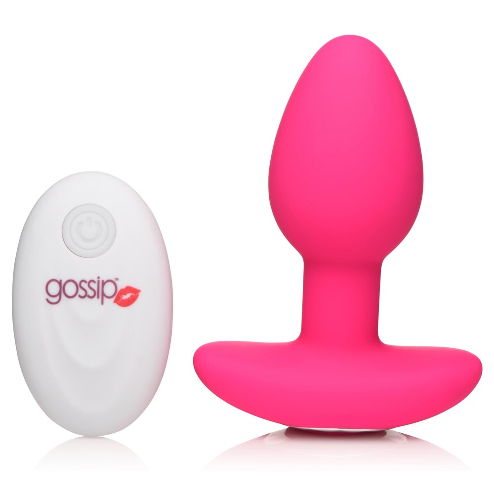 Remote Control Powerful Vibrating Silicone Anal Plug Vibrator Buttplug Massager