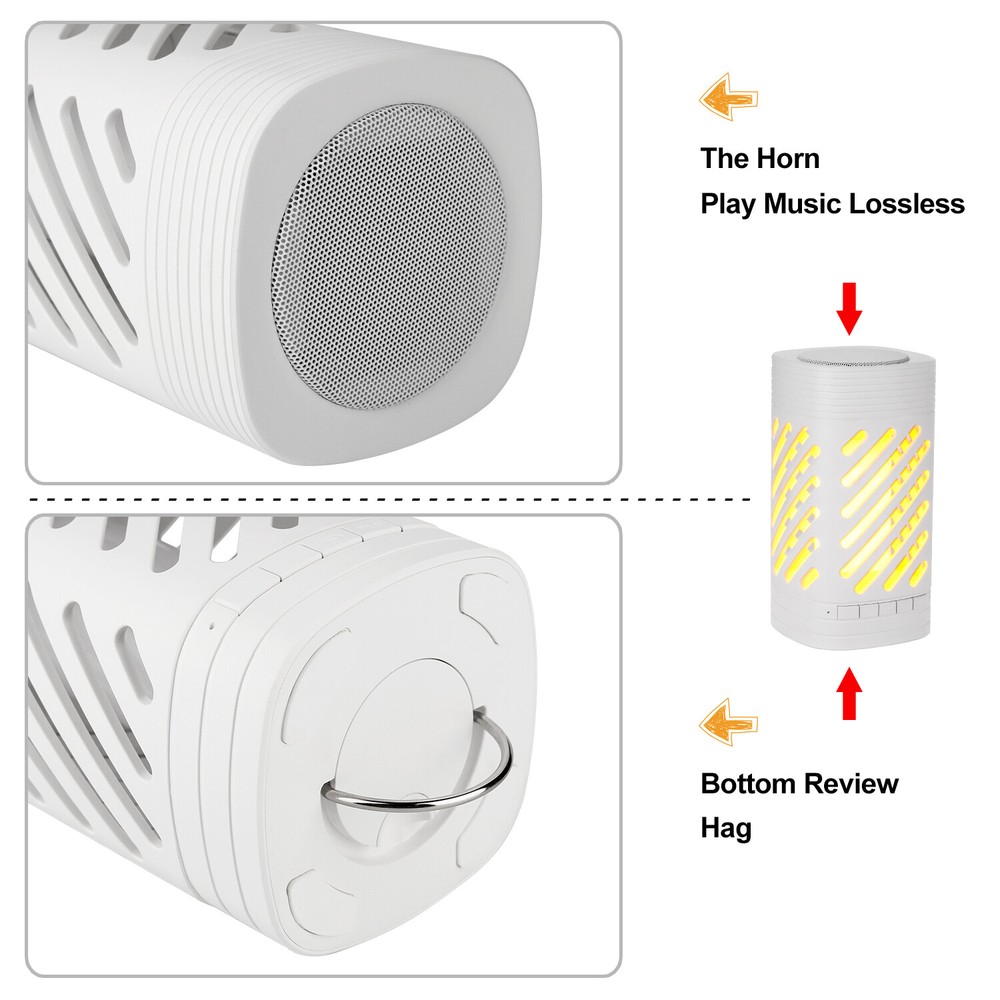 Smart LED Lamp Bluetooth Speaker Touch Wireless Camping Lamp Dimmable Charging