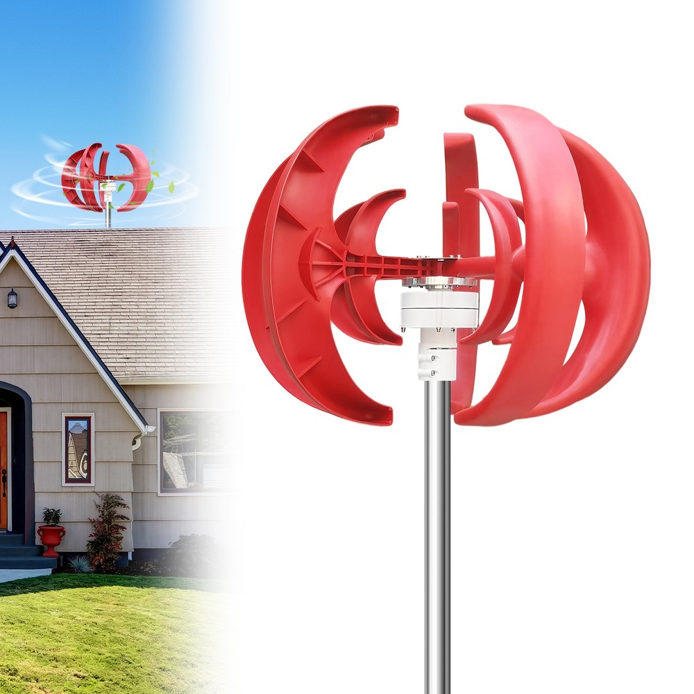 12VEfficient Vertical Axis Wind Power Turbine Generator Controller Home Windmill