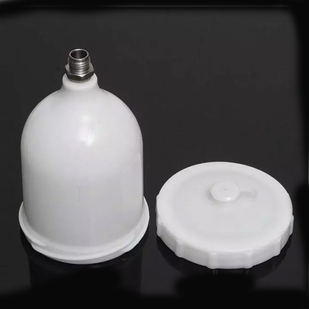 Cup Spray Gun Plastic 600ml WhiteHigh Quality Practical Easy to use Durable / ๑
