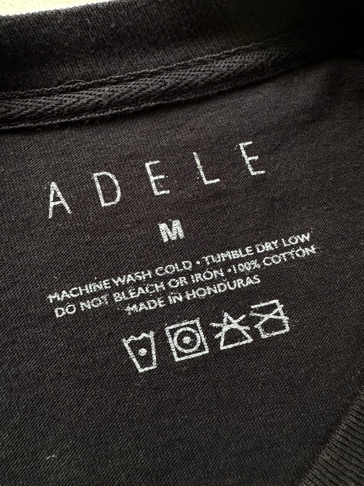 Adele Weekends With Adele Las Vegas Long Sleeve Shirt Black Medium Official