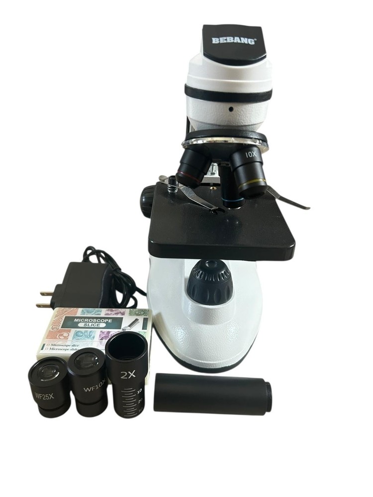 AmScope M160C-2L-PB10 Cordless Compound Monocular Microscope