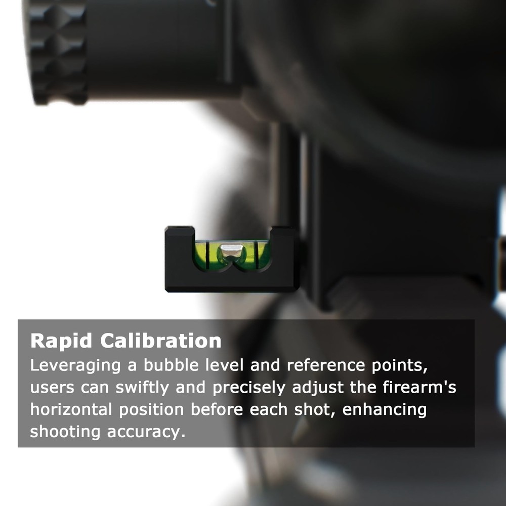 Compact Picatinny Anti-Cant Level Bubble