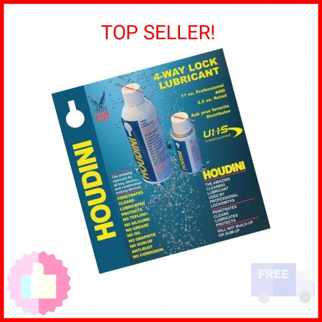 Houdini 2.5 Lock & General Purpose Cleaner Lubricant