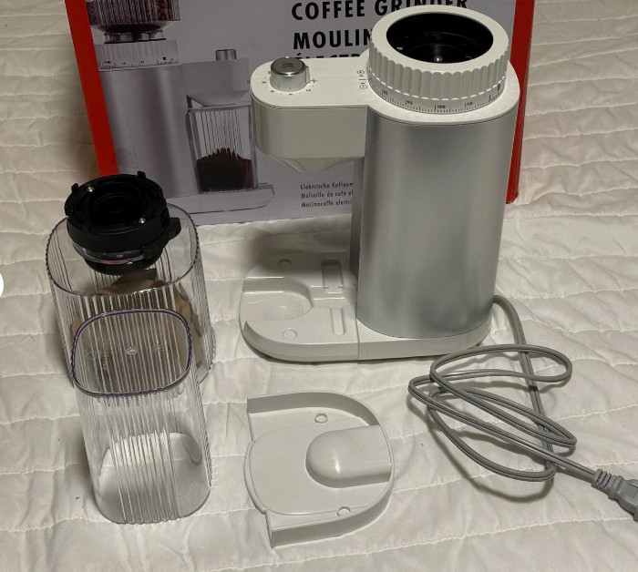 ZWILLING Enfinigy Coffee Grinder, Silver