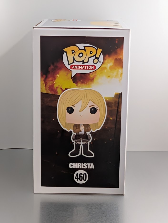 Shiori Mikami JVA Signed Auto Funko Pop #460 Christa Attack on Titan JSA Red