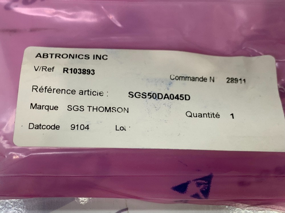 SGS-Thomson / STMicroelectronics SCR Thyristor Diode Power Modules SGS50DA045D
