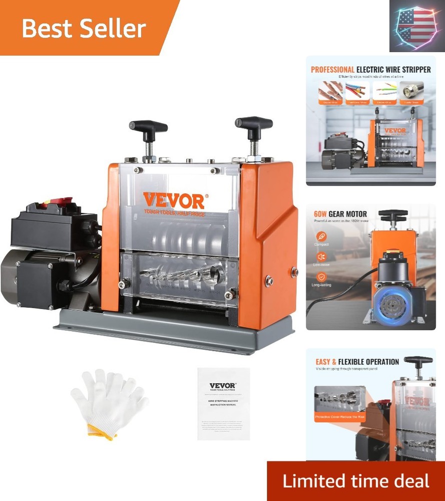 Electric Wire Stripping Machine, 0.06''-0.98'' Automatic Wire Stripper Machin...