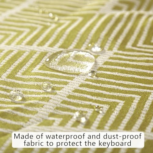 Waterproof Keyboard Cover - Soft Thick & Durable - Geometric Pattern -