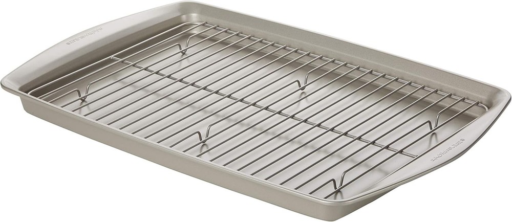 Nonstick Bakeware Set without Grips includes Nonstick Cookie Sheets / Baking