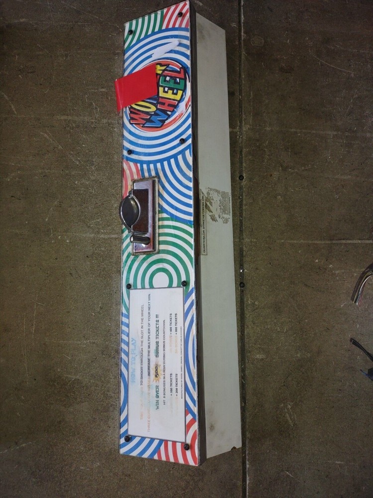 wonderwheel arcade redemption control panel #225