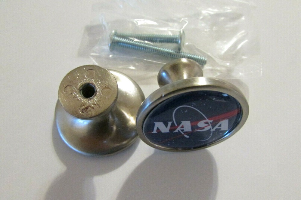 NASA Cabinet Knobs, NASA Space Logo Cabinet Pull / kitchen knobs, Astronauts