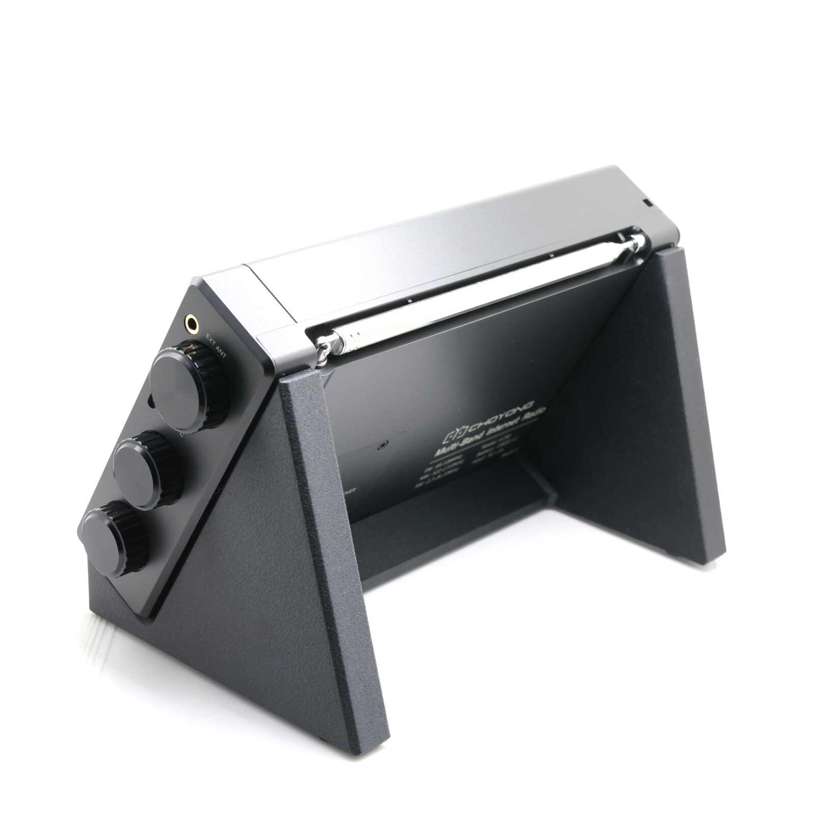 Angled Desk Stand for Choyong LC90 Radio (Radio Not Included) Lifetime Warranty