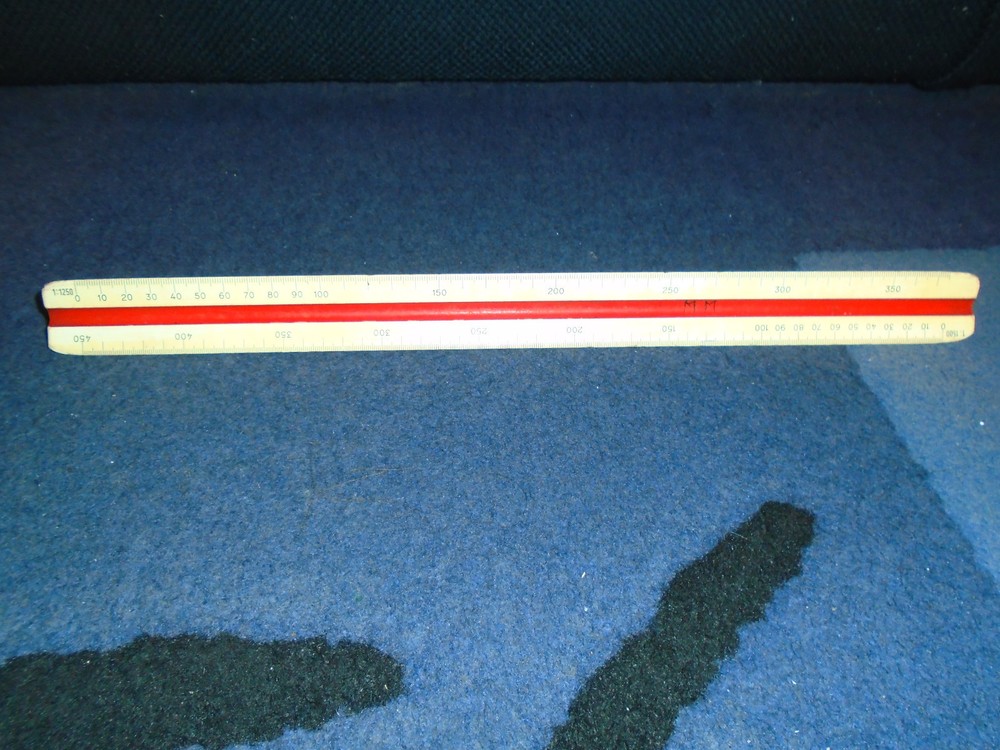 A.W. FABER-CASTELL 873c/c - GERMANY - ARCHITECT ENGINEERING TRIANGULAR RULER