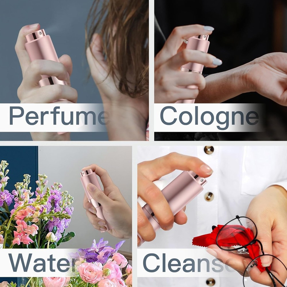 Perfume Travel Refillable Atomizer Bottle: Cologne Spray Mini for Refill - Empty