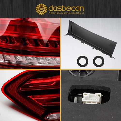 Driver Left Side Tail Light Assembly Compatible with 2014-2016 Rear Left