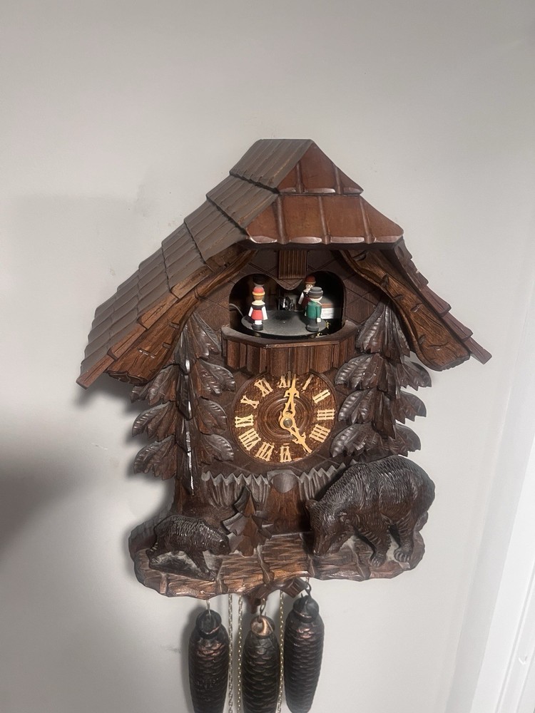 Bear Cuckoo Clock 8 Day