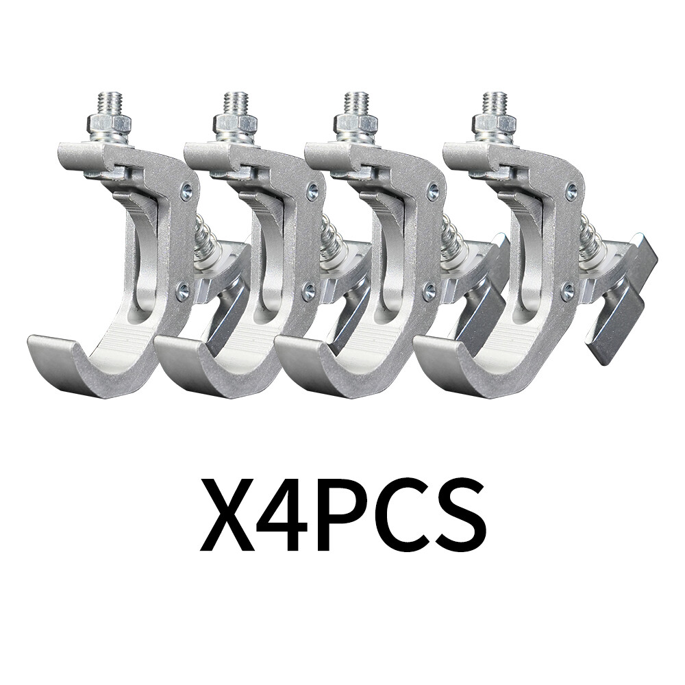4Pack DJ Stage Lighting Clamp Truss Bracket Hook Clamp DJ Projector Bar Light