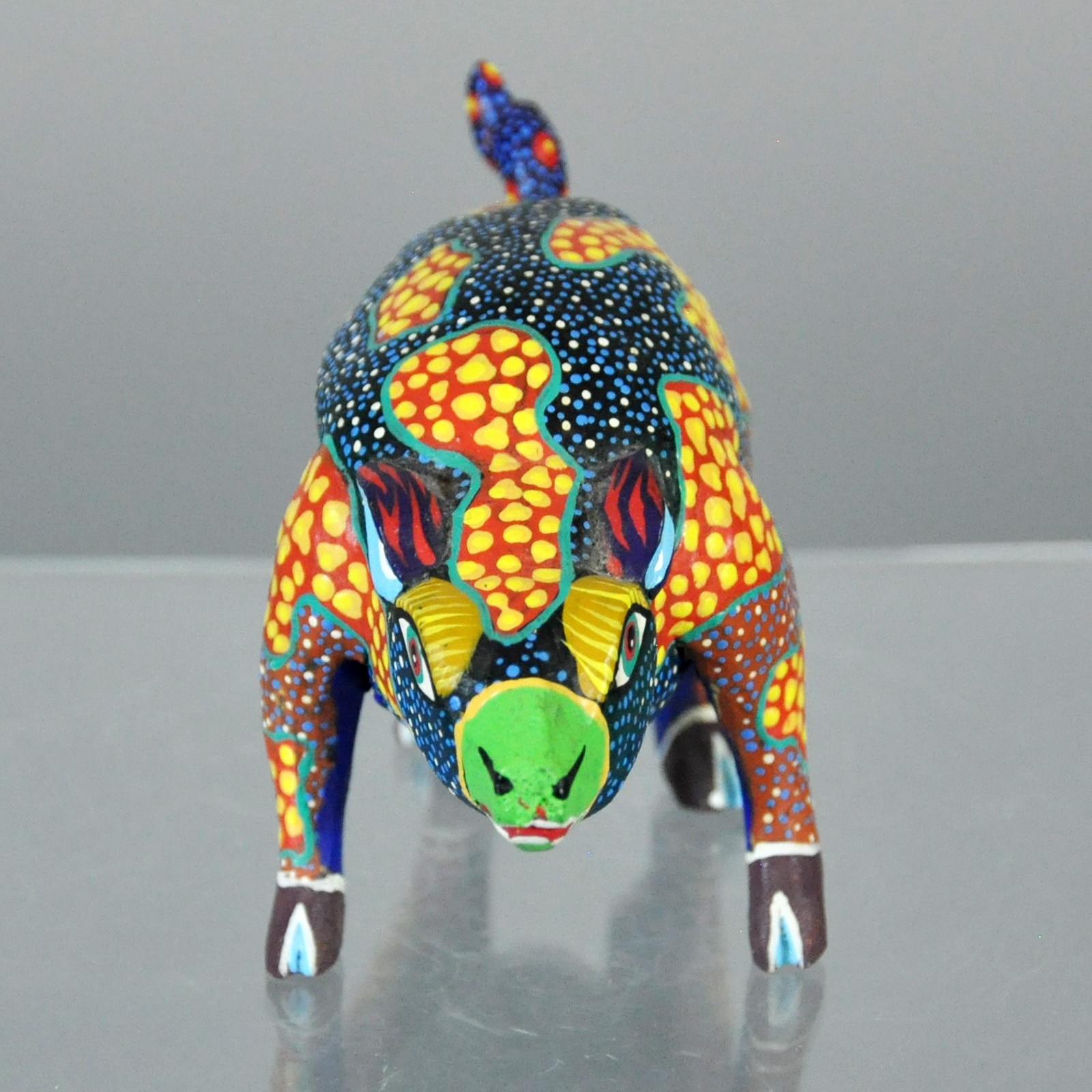 Oaxaca Pig Alebrije Signed by Artist, Elvis Castillo, 2 of 4 Available
