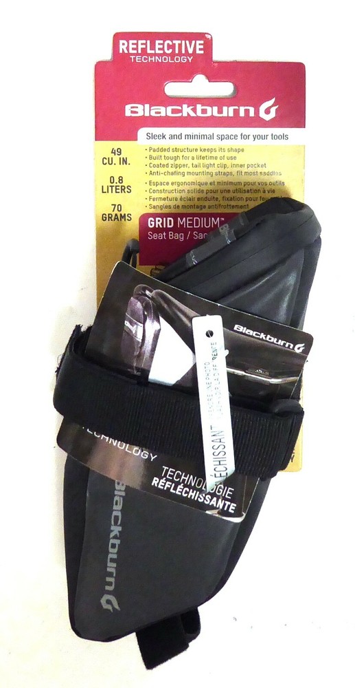 Blackburn Grid Medium Seat Bag Reflective