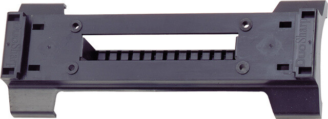 DMT Duo Sharp Base B8250 12" x 4 1/2" x 2". Black plastic construction. Holds 8"