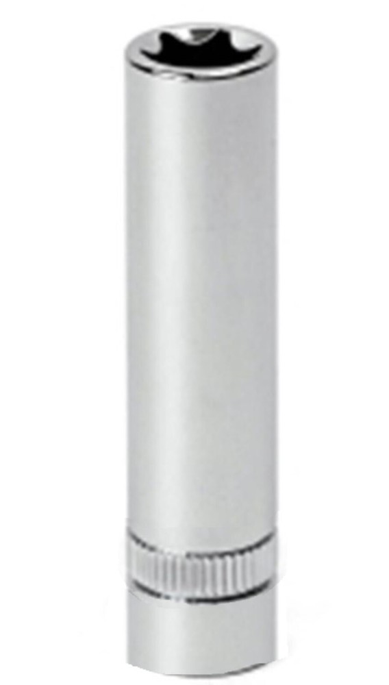 Vim Tools VDE10 - E10 Deep Torx Socket 1/4in. Square Drive Satin Chrome Finish