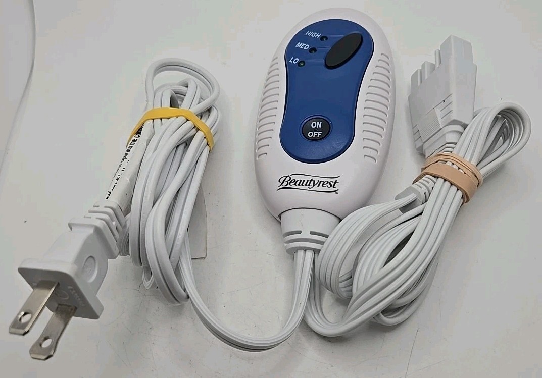 Beautyrest Heated Electric Throw Blanket Controller Remote SCTH 3.2.4 White H2