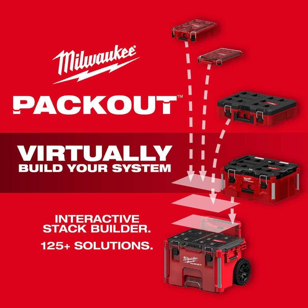 Milwaukee PACKOUT Compact Plate Tool Box Rack Attachment